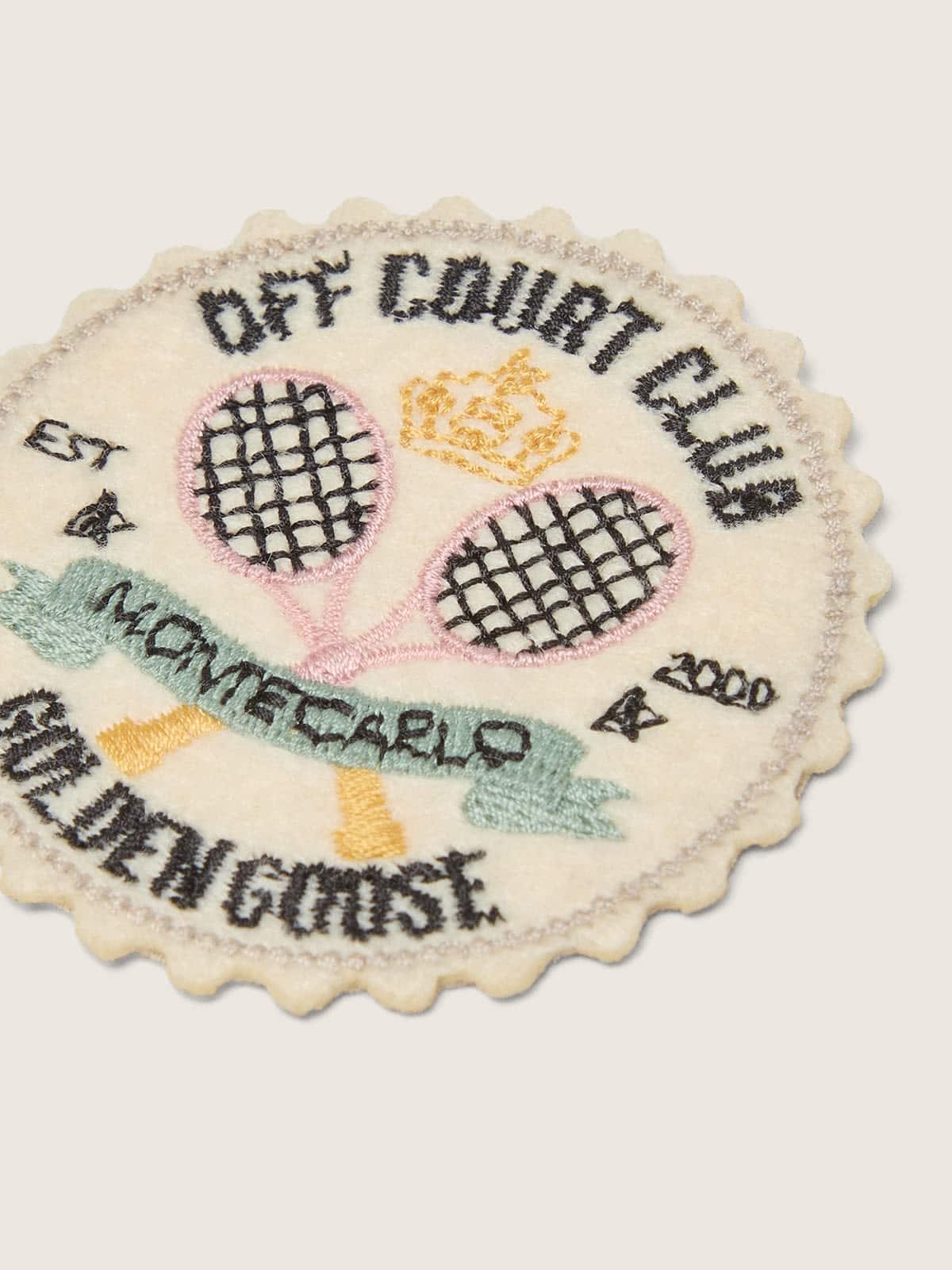 Golden Goose - Tennis-inspired set with two patches and a pin in 