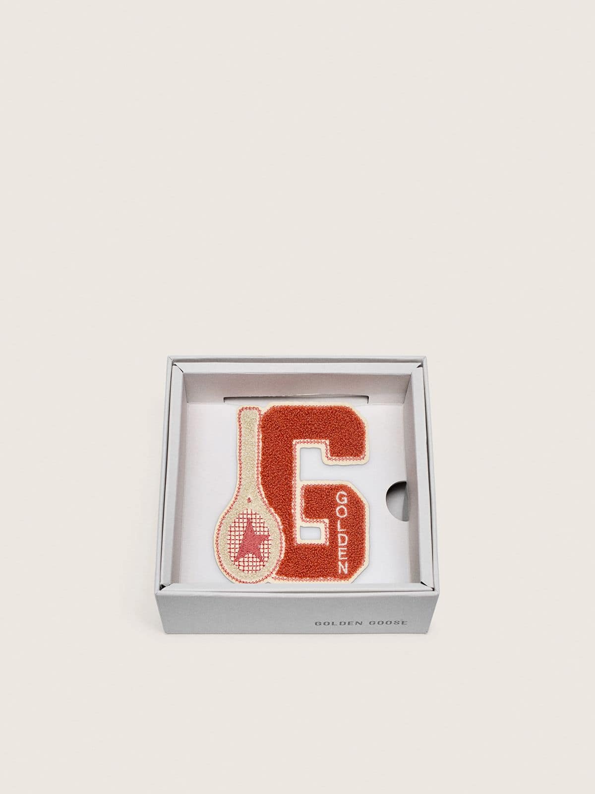 Golden Goose - Tennis-inspired set with two patches and a pin in 