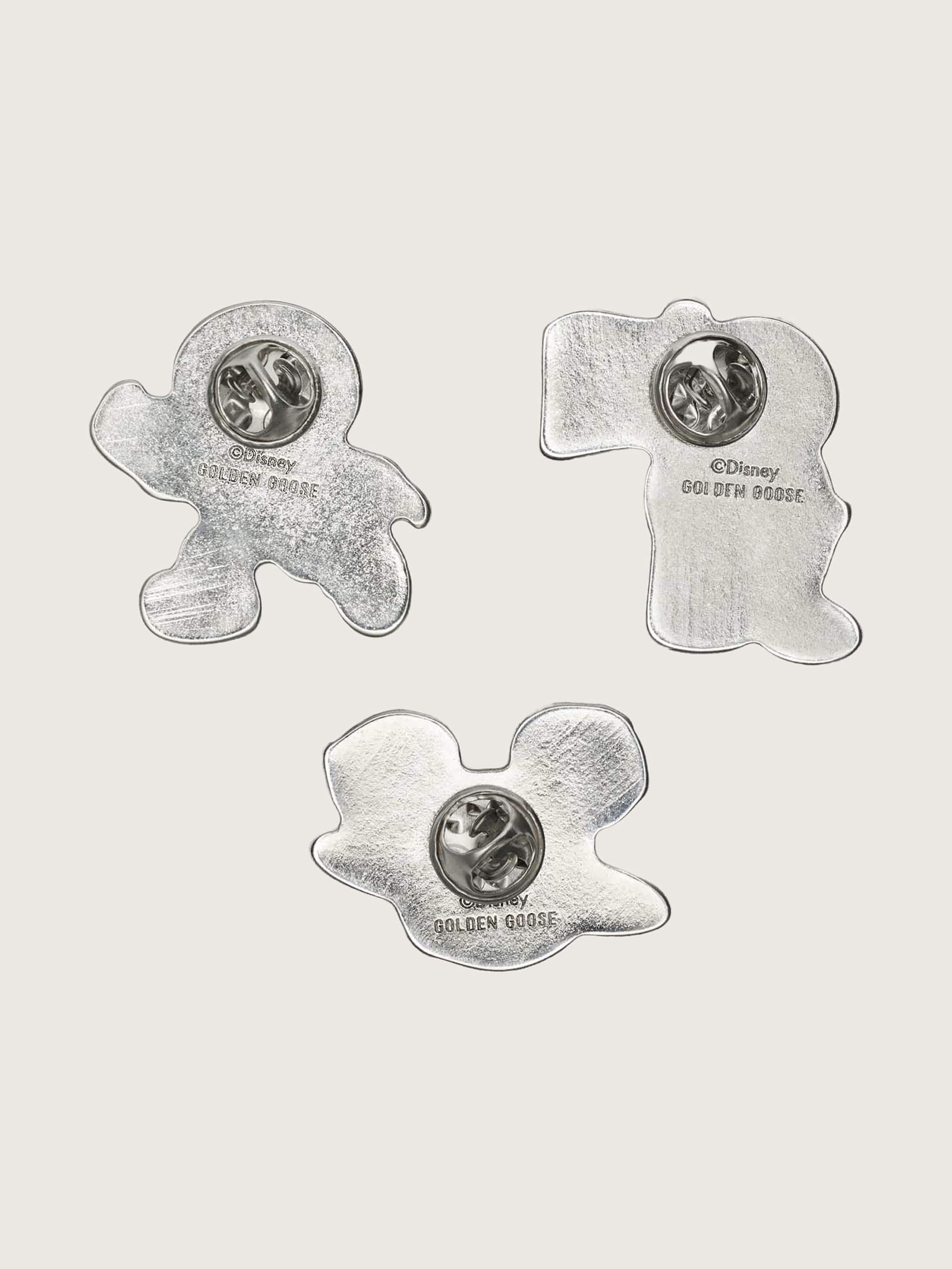 Disney | Golden Goose ピンバッジ3点セット ミッキー＆フレンズ