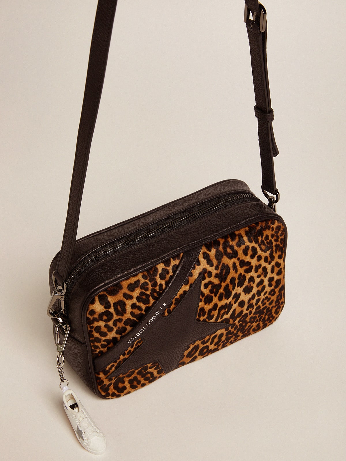 Golden Goose - Star Bag de piel de potro con estampado de leopardo in 