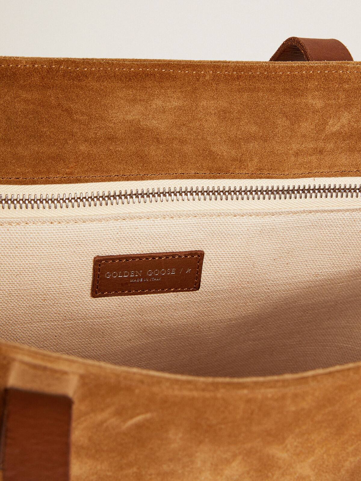 Golden Goose - Sac California Bag East-West en daim et shearling in 