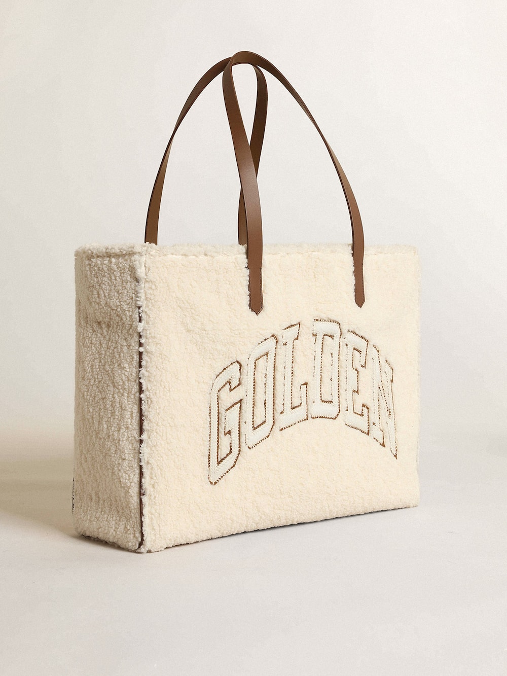 Golden Goose - Women's California Bag East-West in faux fur in 