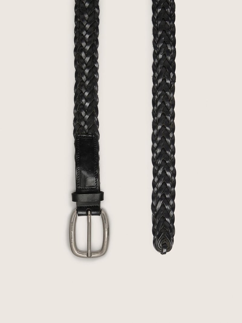 Golden Goose - Cintur&oacute;n de piel negra para mujer in 
