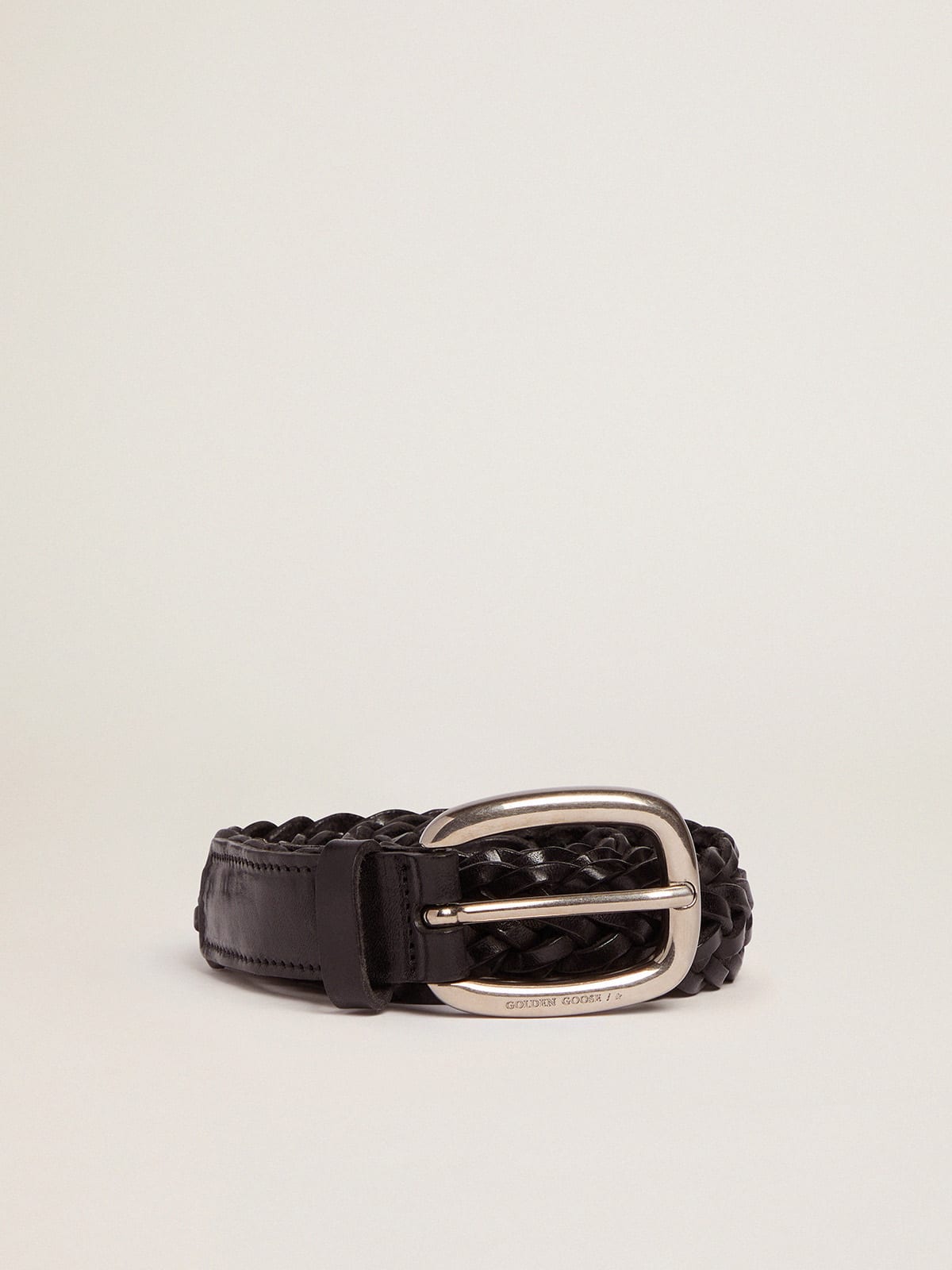 Golden Goose - Women's belt in black leather in 