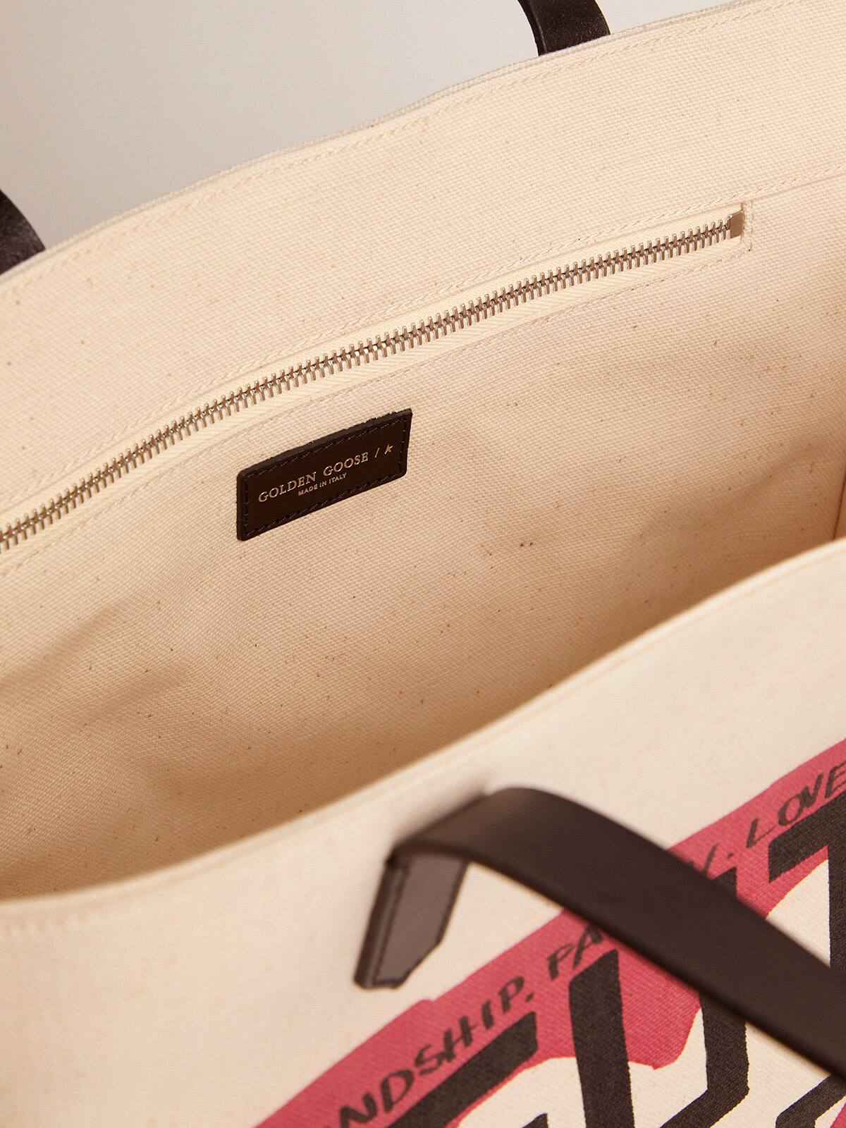 Golden Goose - North-South California Bag with ''Future'' print in 