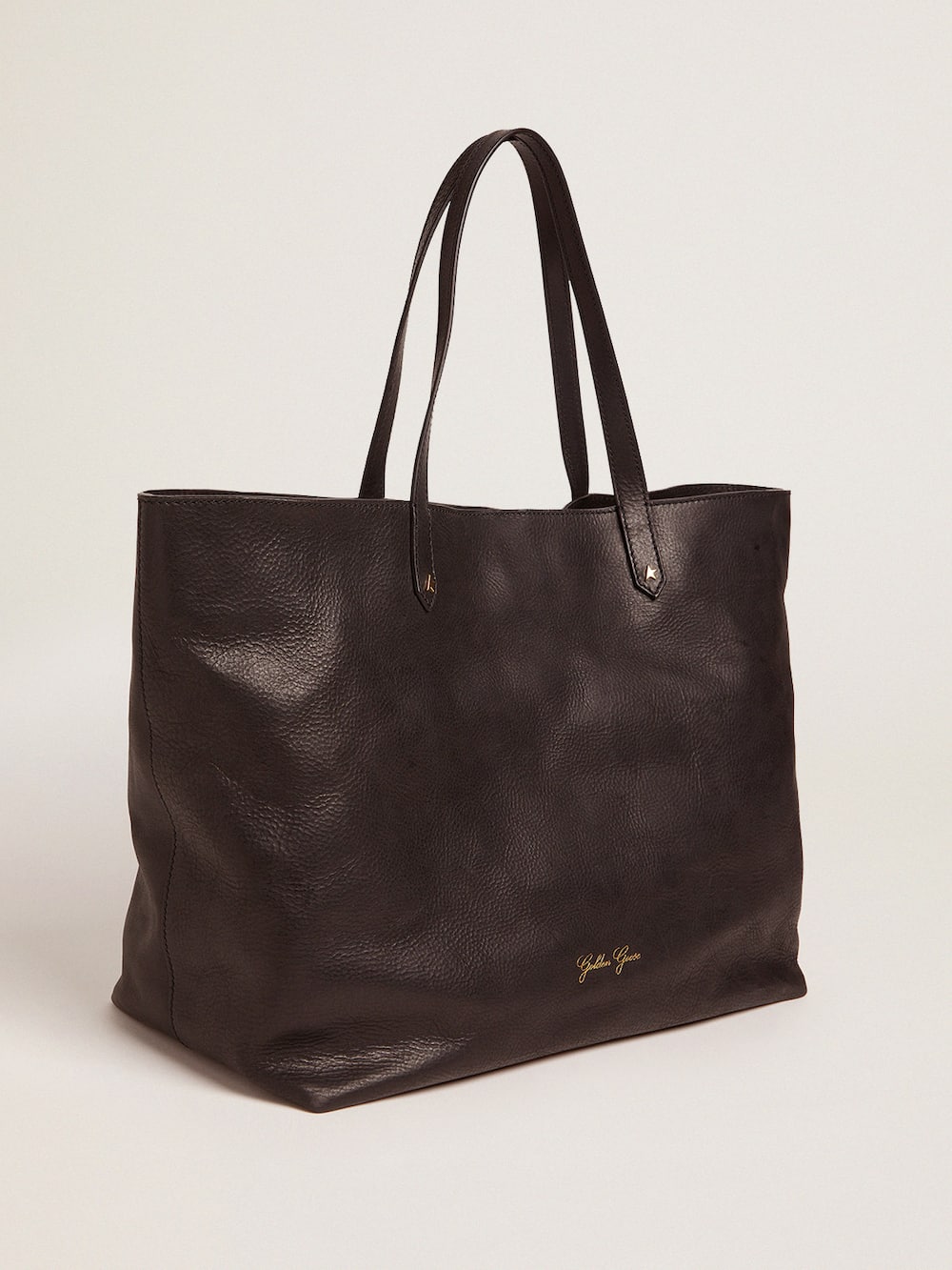Golden Goose - Damen-Pasadena-Bag in Schwarz mit goldenem Logo in 