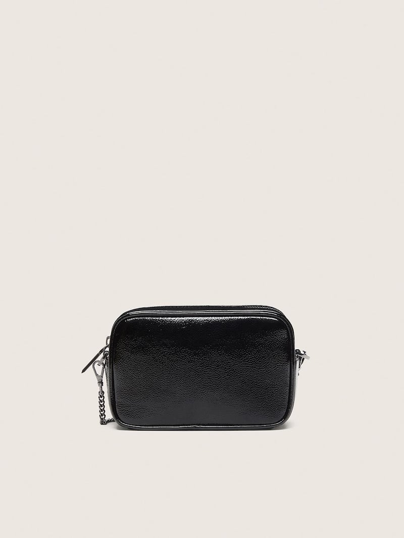 Golden Goose - Mini Star Bag de piel negra con estrella con cristales Swarovski in 