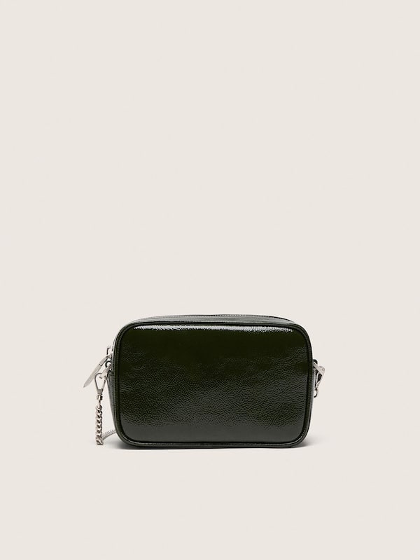 Golden Goose - Mini Star Bag in black leather with tone-on-tone star in 