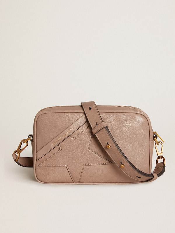 Golden Goose - Women’s Star Bag in ash-colored leather in 