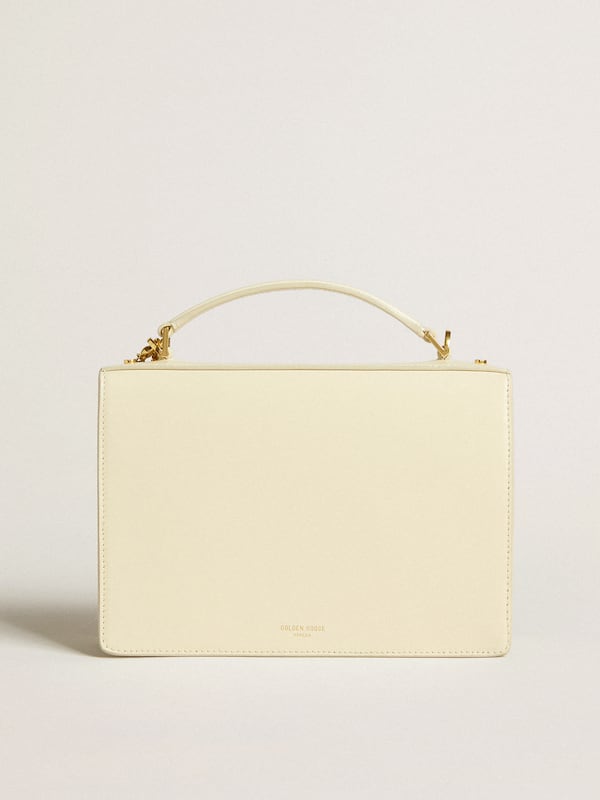 Golden Goose - Venezia Bag in butter-colored boarded leather with double charm  in 