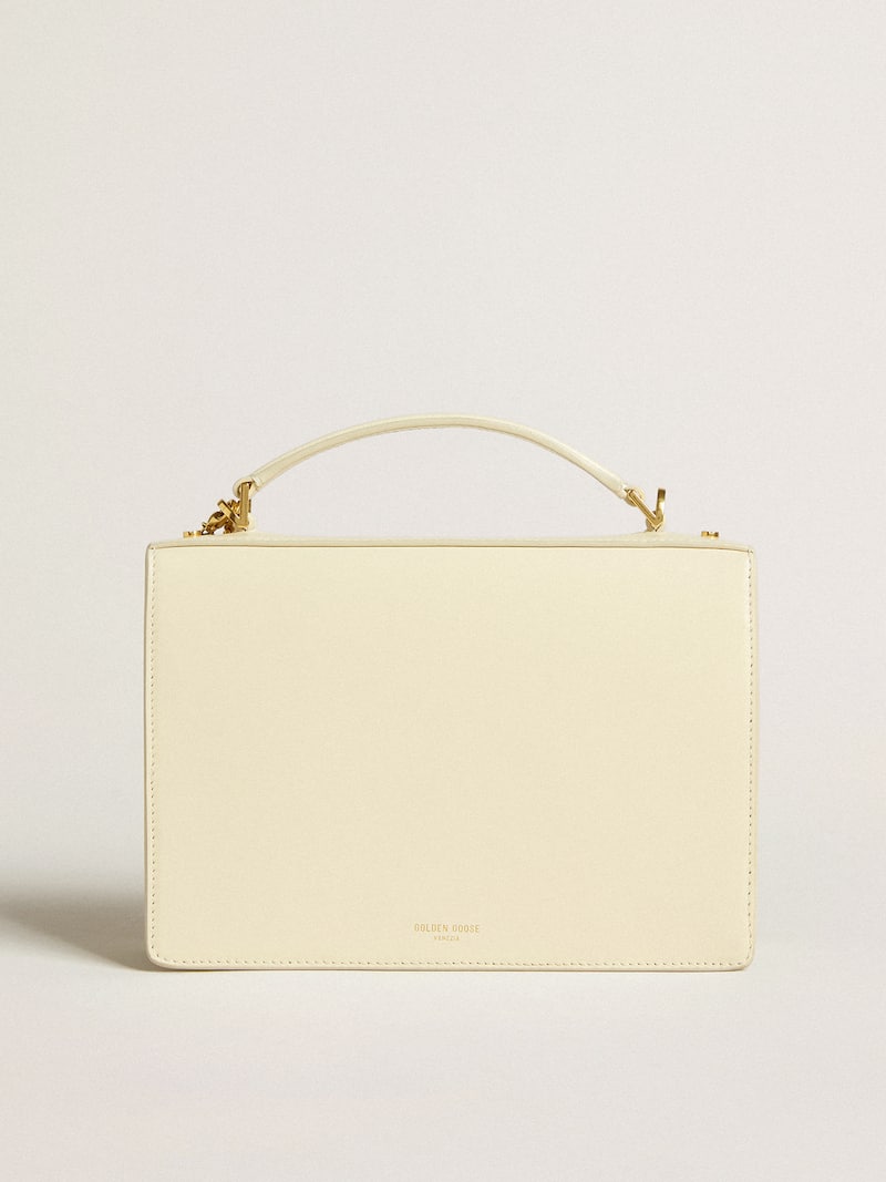 Golden Goose - Venezia Bag in butter-colored boarded leather with double charm in 