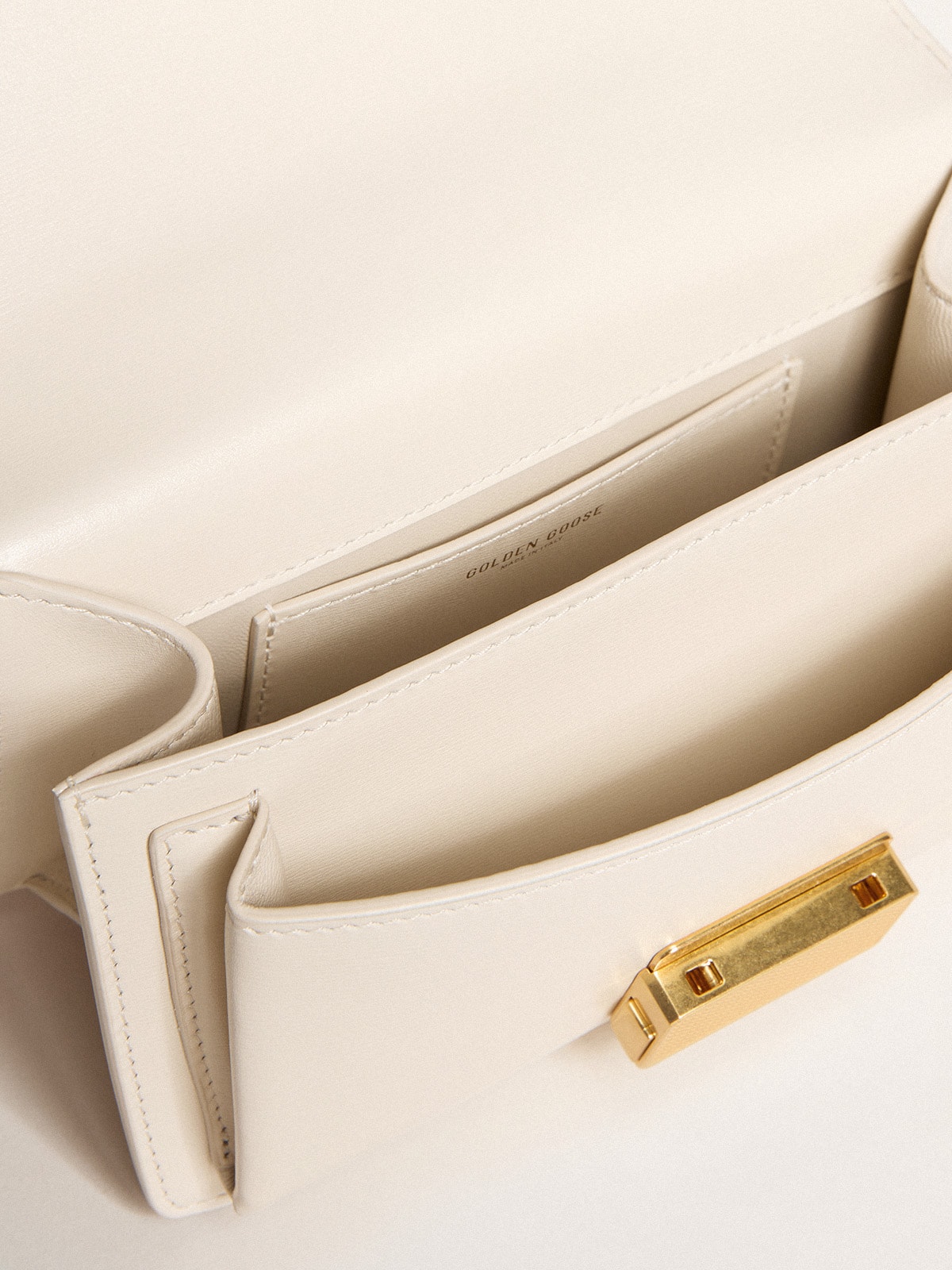 トートバッグ Golden  Golden  Bags.. (GWA00470 A00060235668) Vita Bag in sage-green leather with gold details
