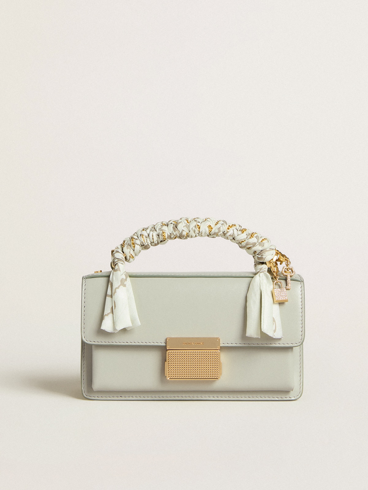 Venezia Bag スモール ボーデッドレザー(ミネラルグレー Venezia Bag スモール ボーデッドレザー(ミネラルグレー