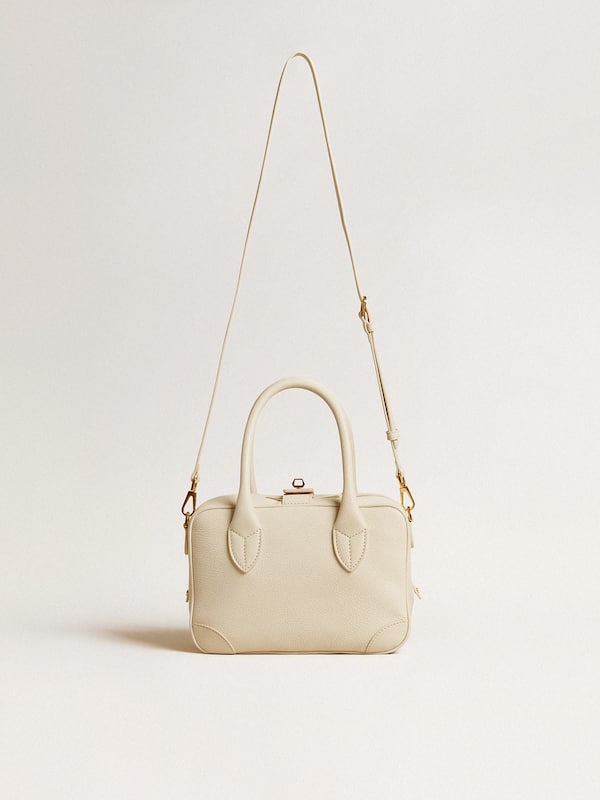 Golden Goose - Vita Bag in butter-colored leather with gold details in 