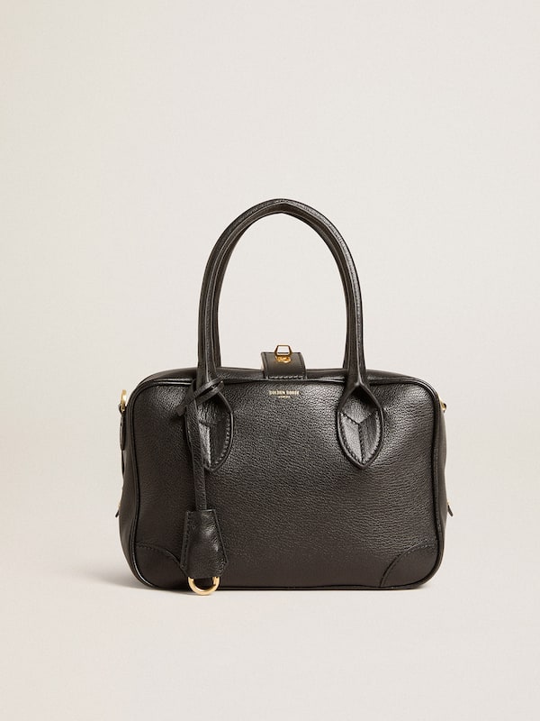 Golden Goose - Vita Bag in black sheepskin leather with gold details in 