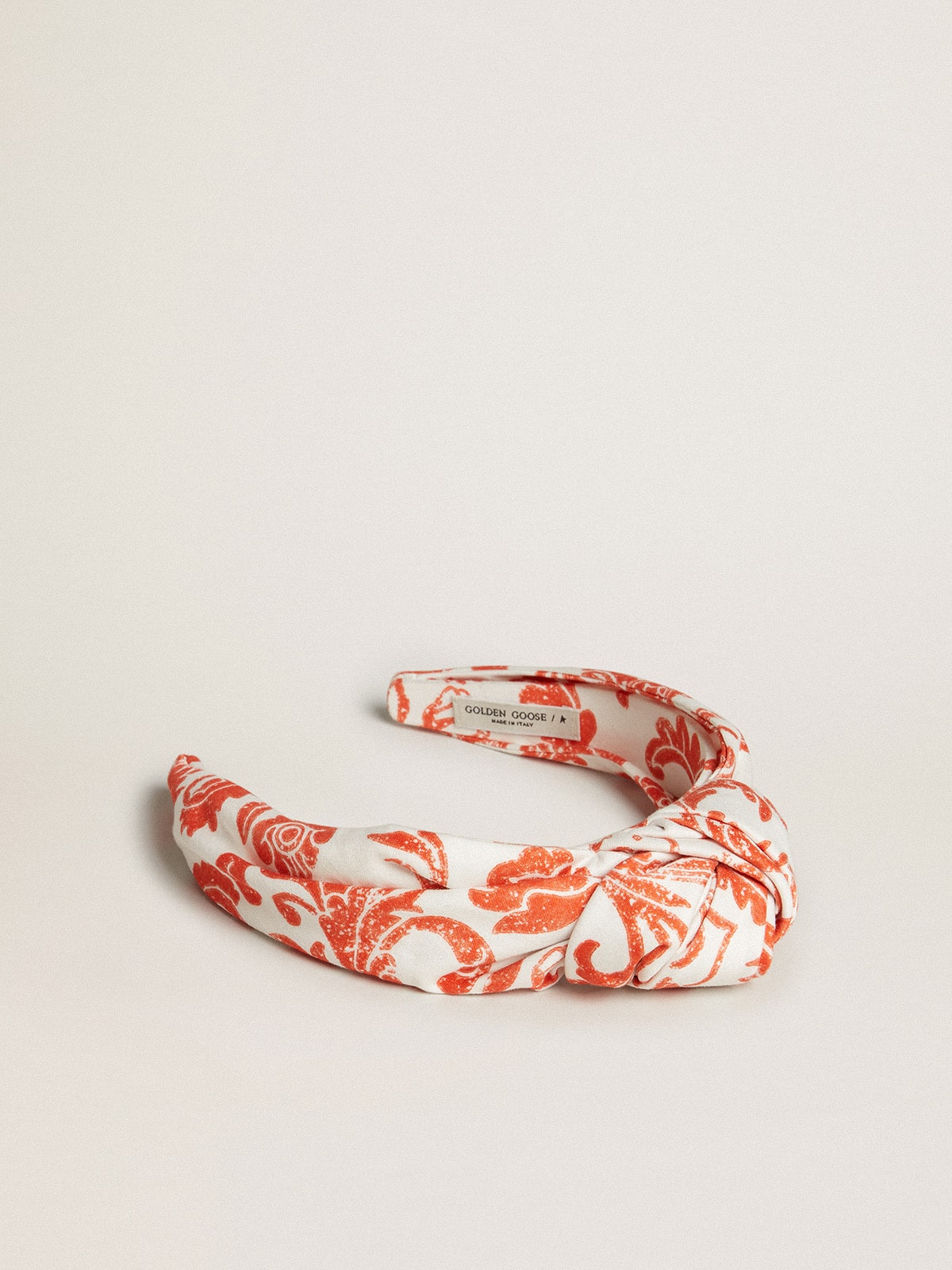 Golden Goose - Coral-red hairband in 