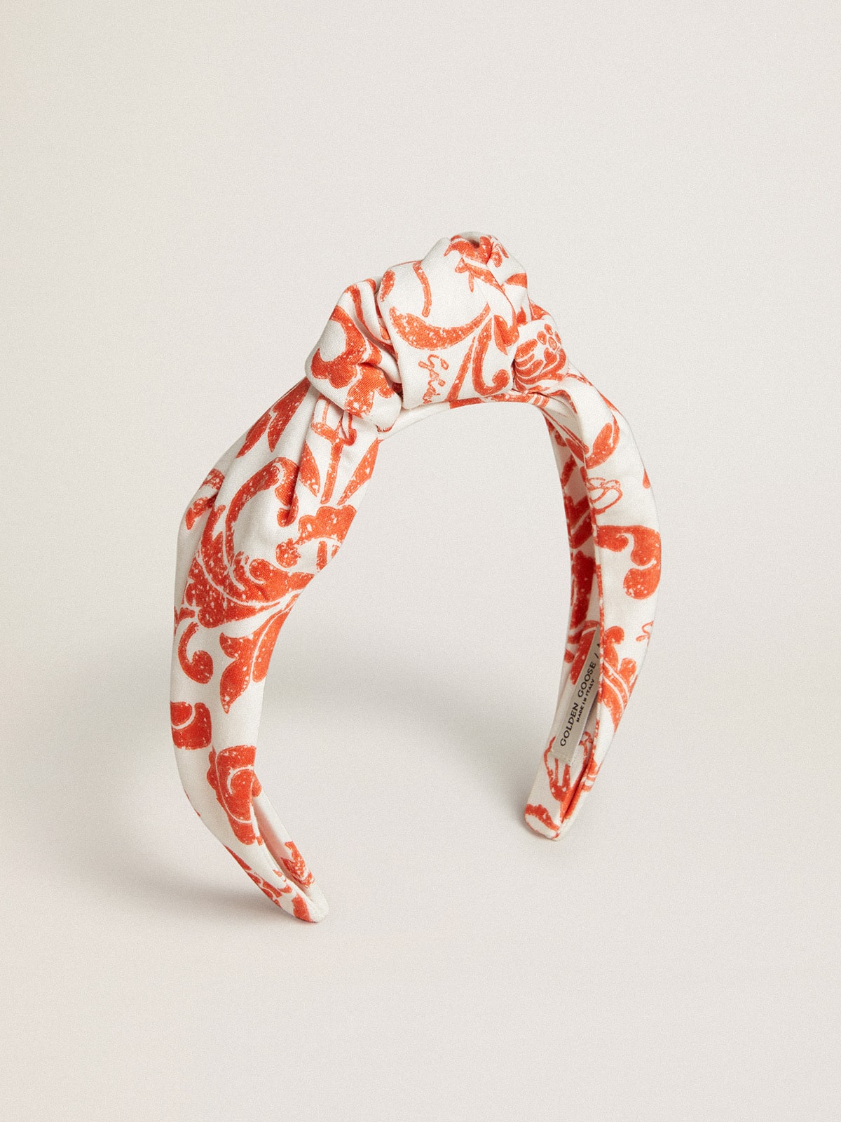 Golden Goose - Coral-red hairband in 