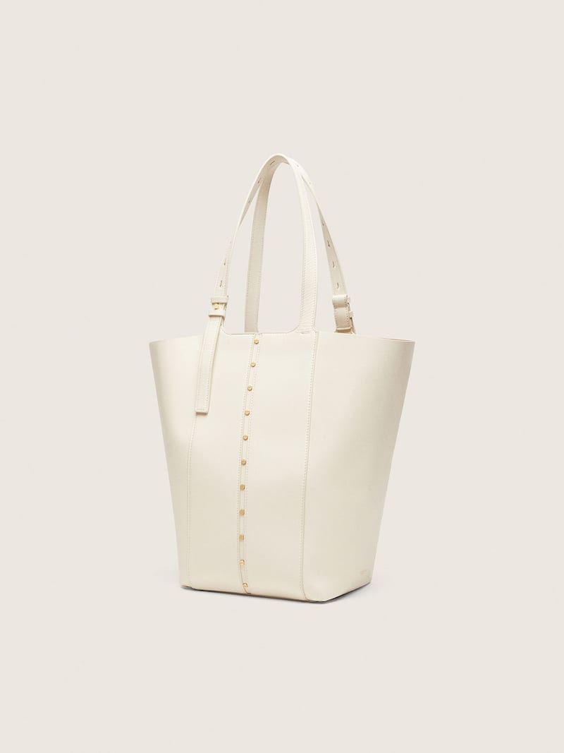 Golden Goose - 24/7 Bag North South in butter-colored leather with adjustable handles in 