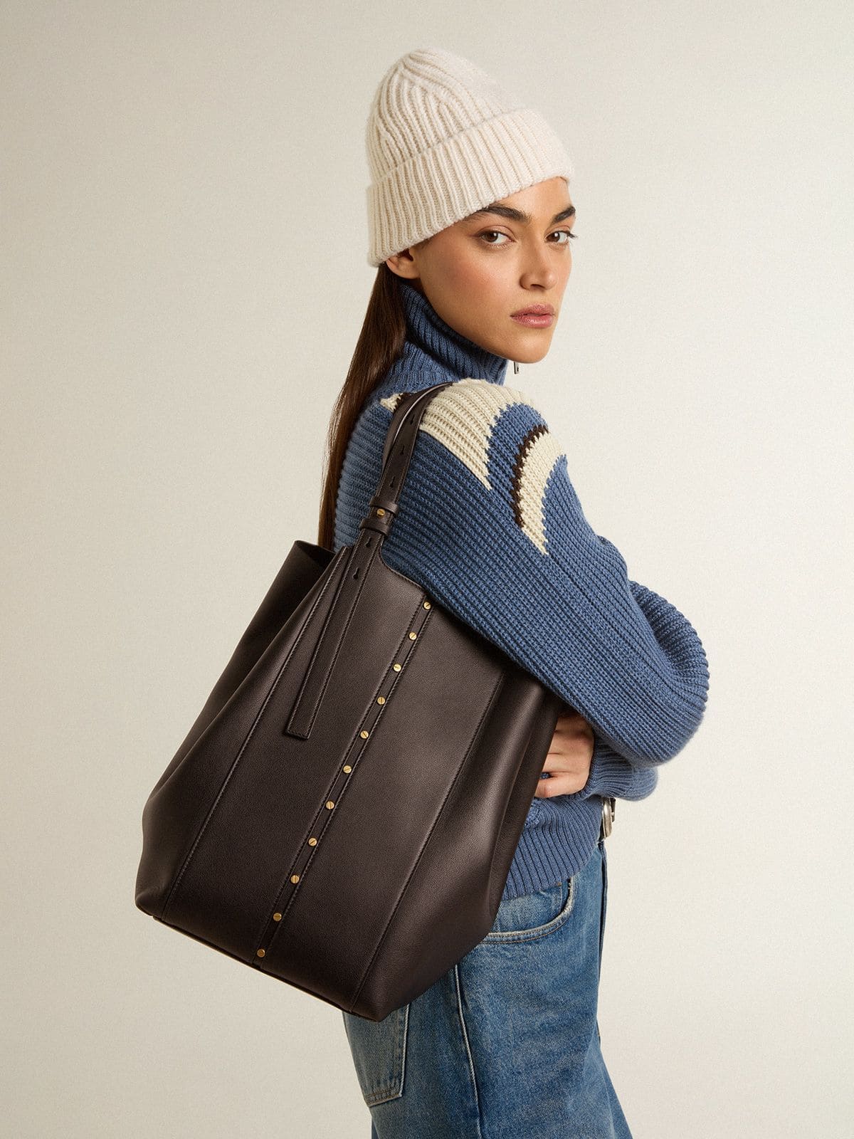 トートバッグ Golden  Deluxe Brand 24 7 Leather Tote Bag 24/7 leather tote bag GOLDEN GOOSE DELUXE BRAND - Nugnes1920