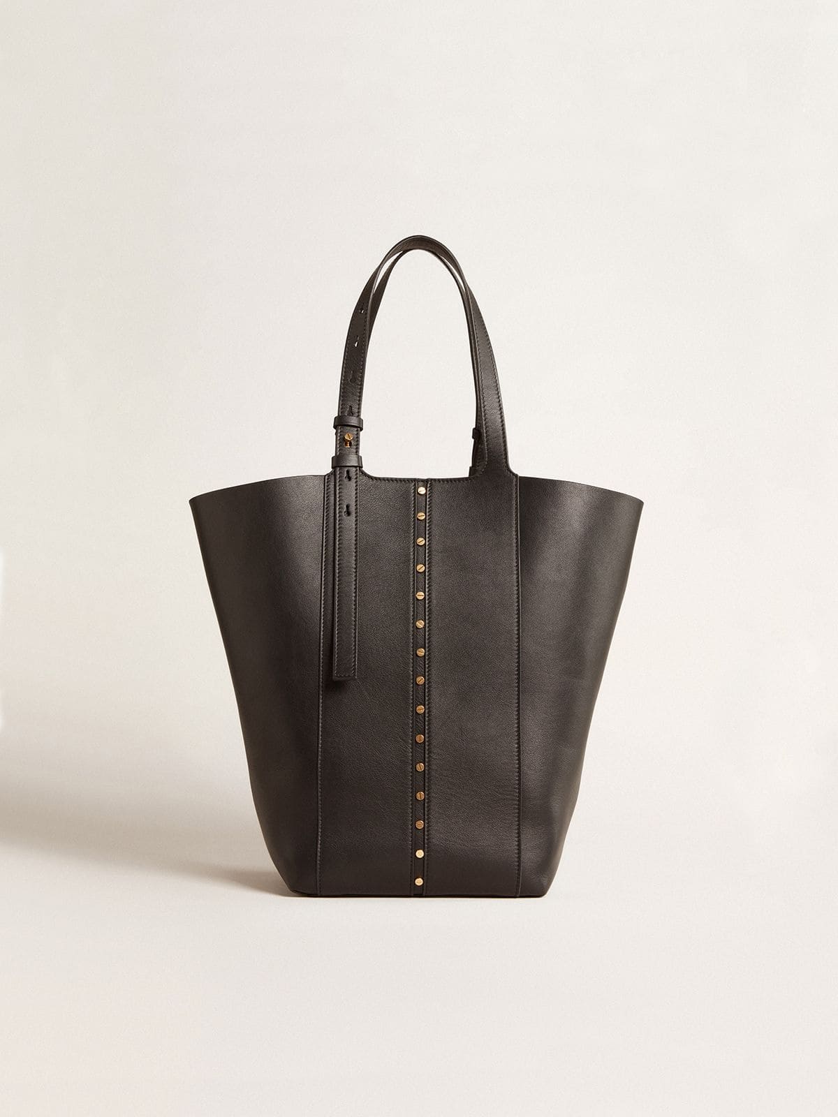 Golden Goose - 24/7 Bag North South aus schwarzem Leder mit verstellbaren Griffen in 