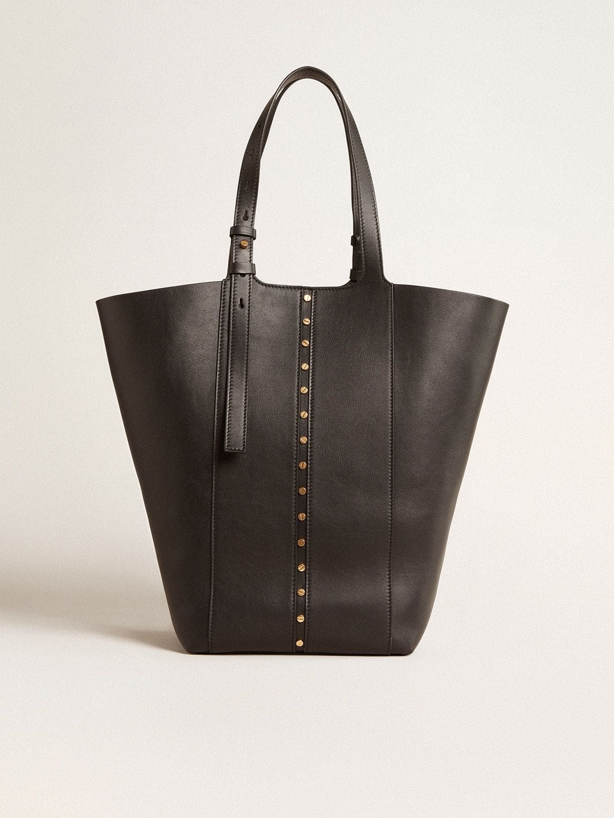 24/7 Bag aus schwarzem Leder mit verstellbaren Griffen