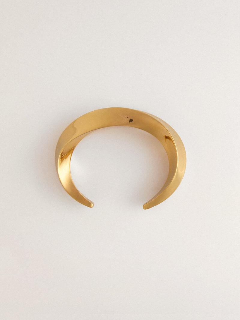 Golden Goose - Bracciale rigido dorato in 
