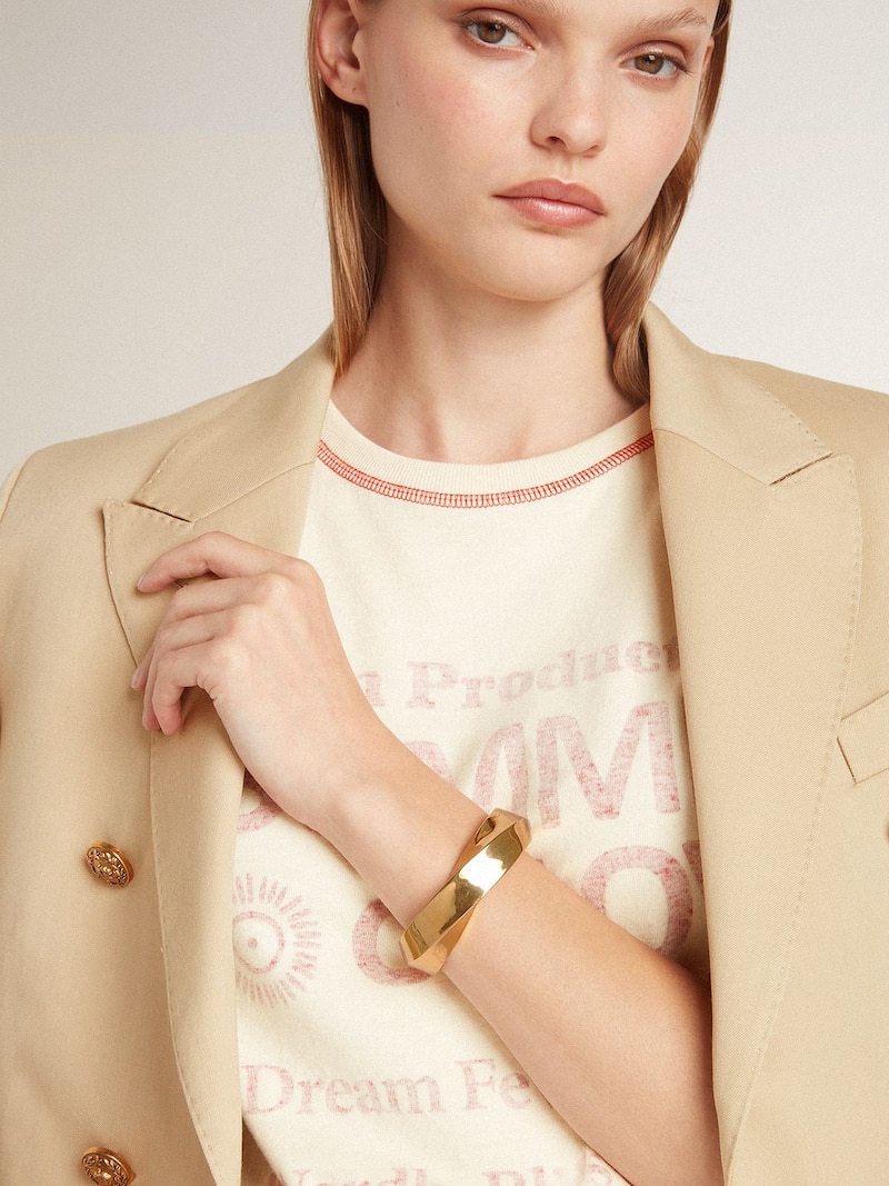 Golden Goose - Bracciale rigido dorato in 