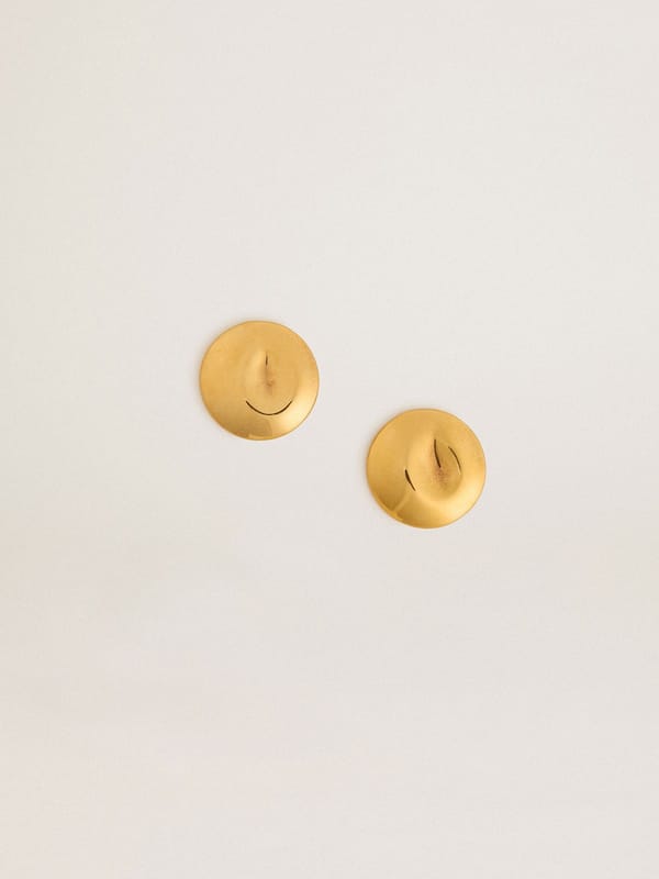 Golden Goose - Gold circular earrings in 