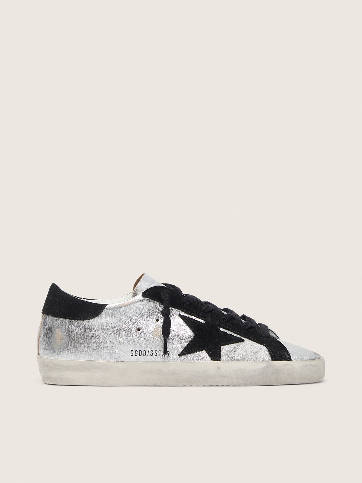 Women’s SuperStar sneakers in silver leather Golden Goose