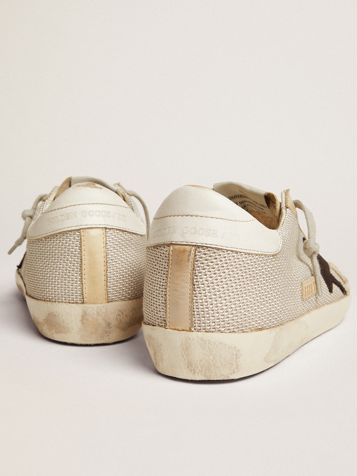 Golden goose mesh superstar online