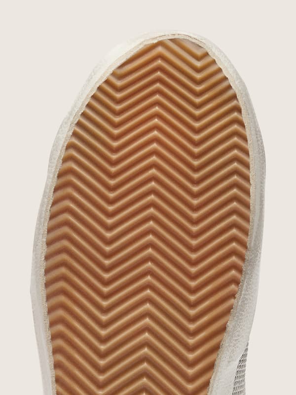 Golden Goose - Damen Super-Star aus Leder mit schwarzem Stern in 