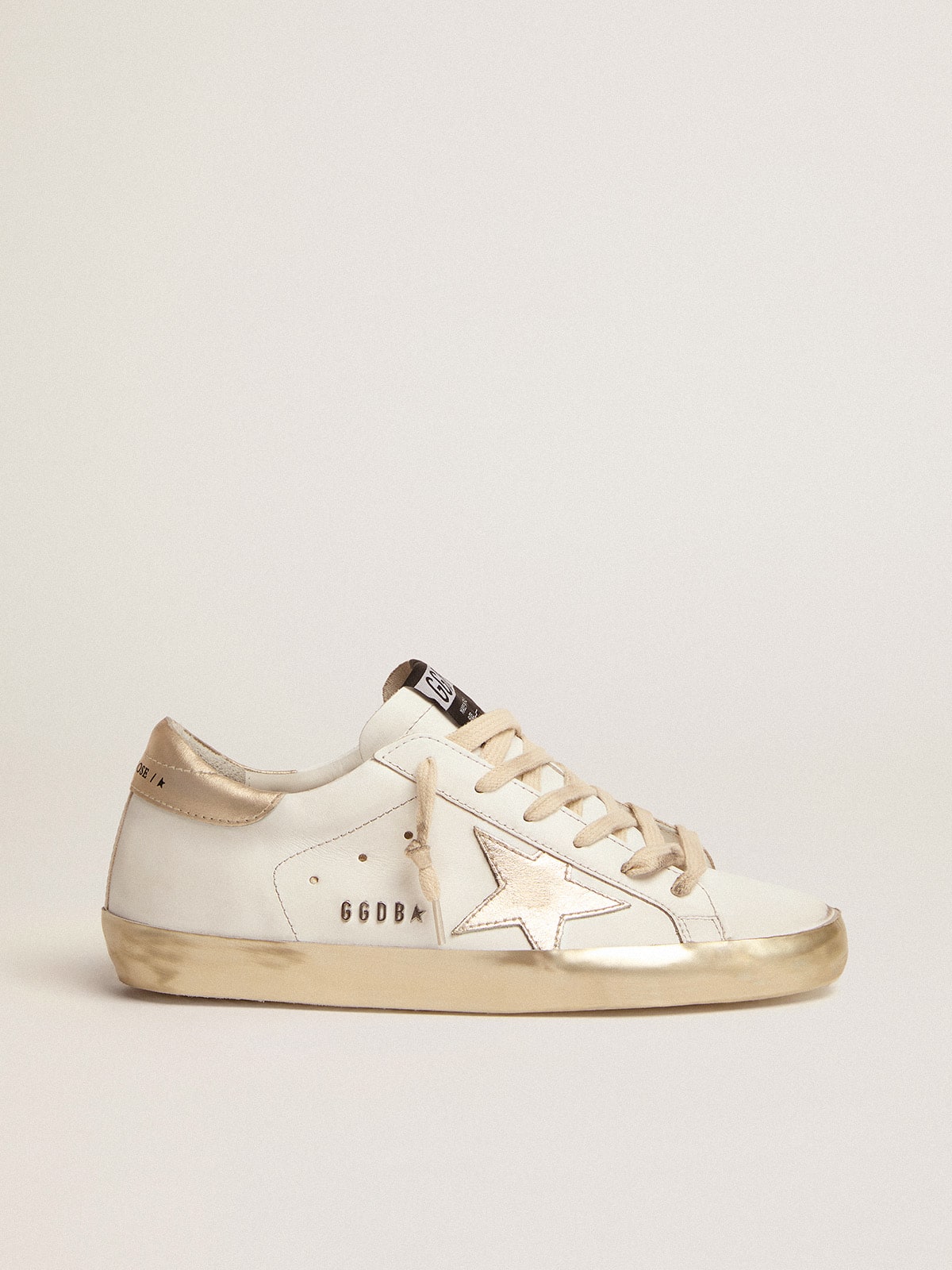 Women’s Super-Star sneakers with gold foxing | Golden Goose