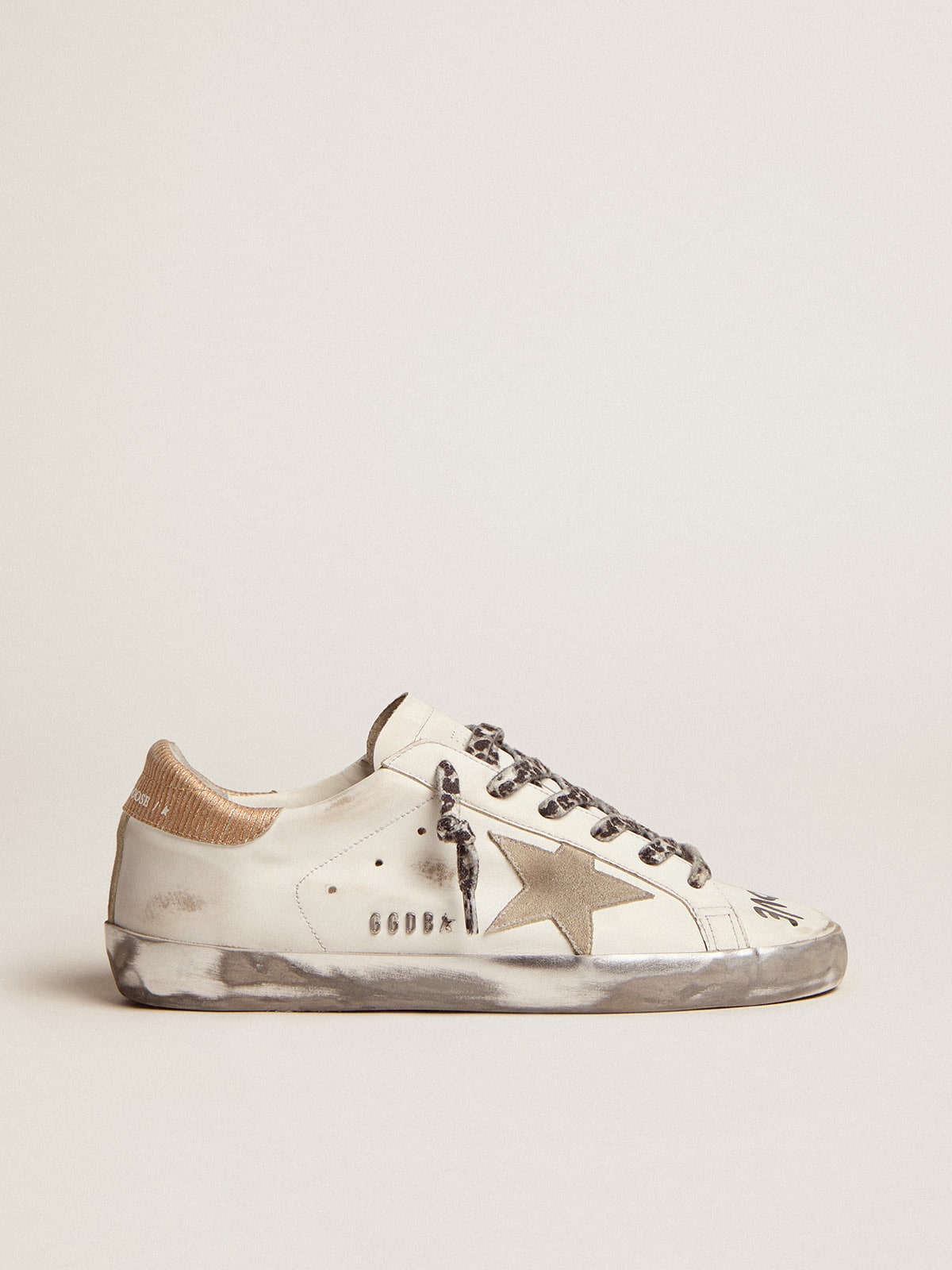 Golden Goose - Super-Star para mujer de piel blancas con estrella de ante gris in 