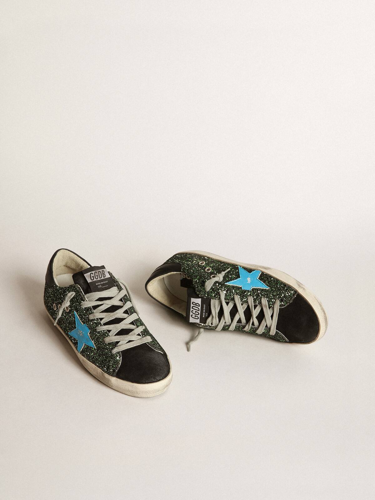 Golden Goose - Superstar sneakers with glitter upper in 