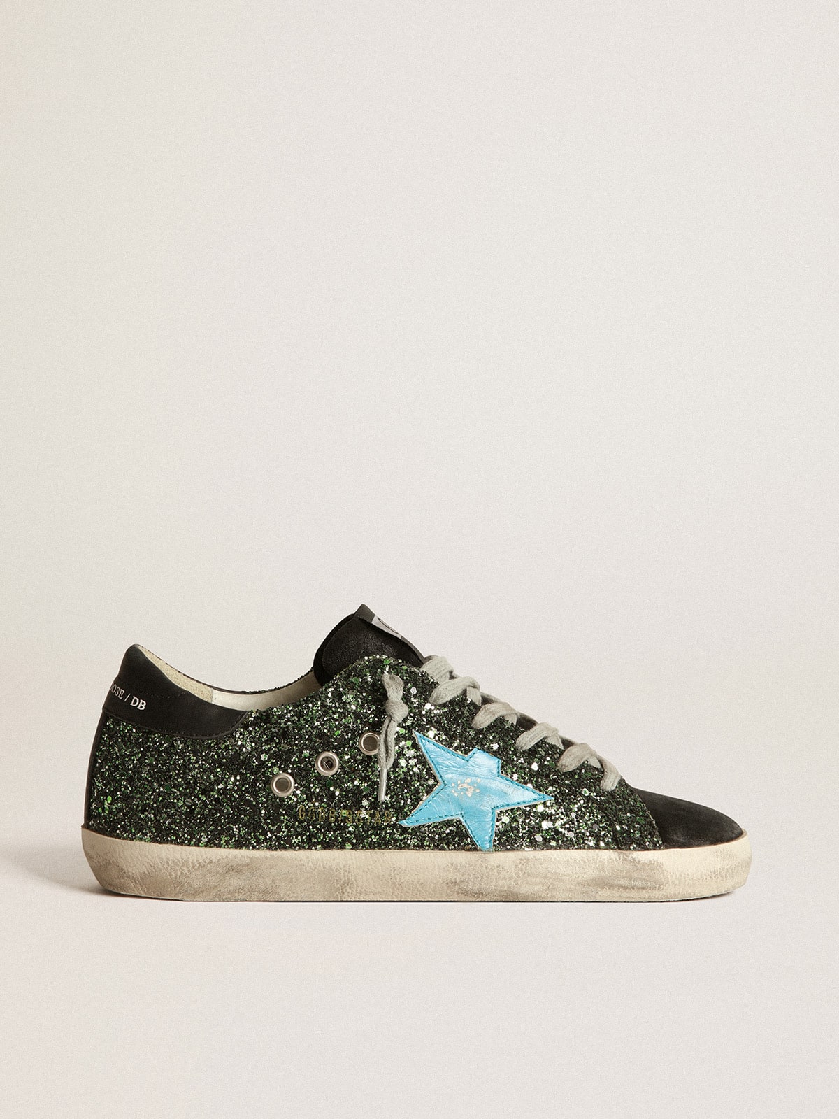 Golden Goose - Superstar sneakers with glitter upper in 