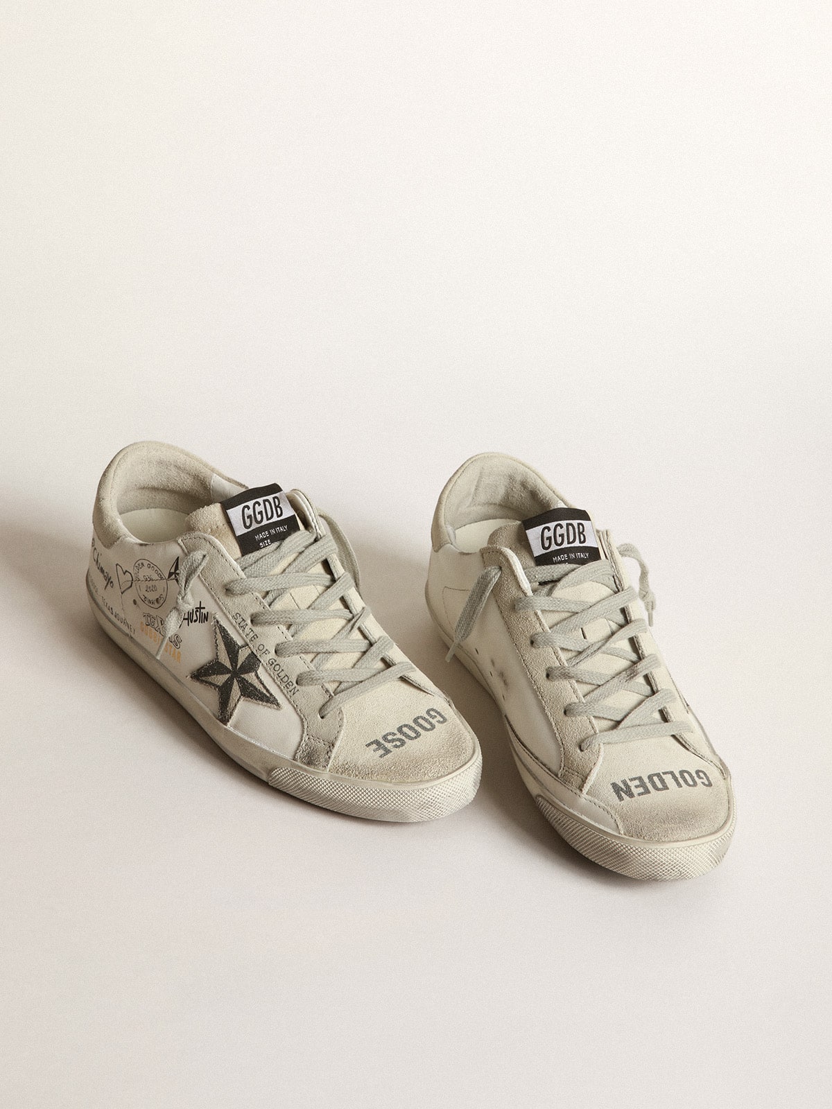 Golden Goose - Super-Star sneakers with Texas graffiti in 