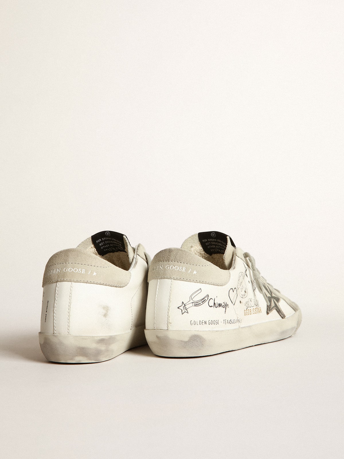 Golden Goose - Super-Star sneakers with Texas graffiti in 