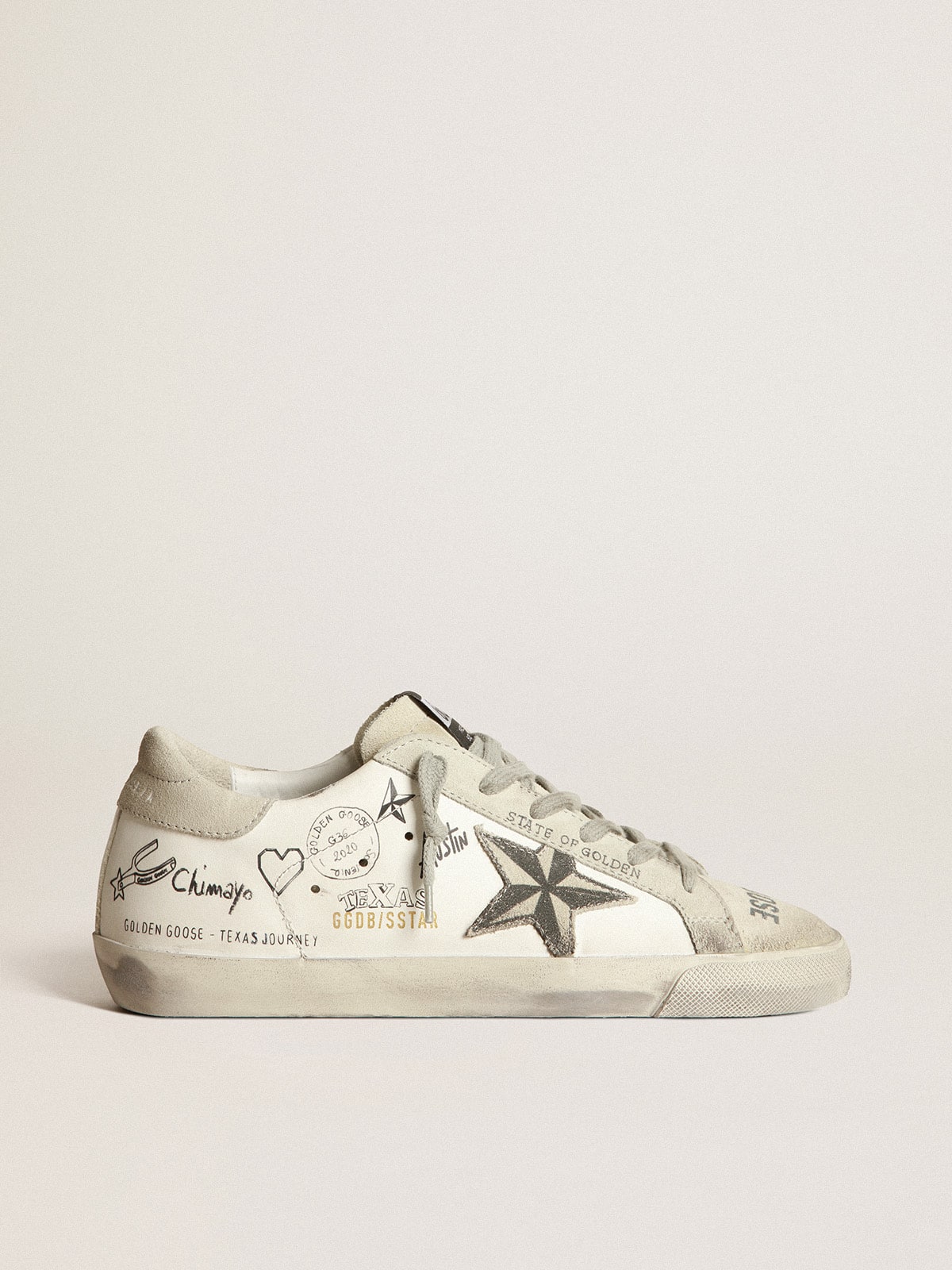 Golden Goose - Super-Star sneakers with Texas graffiti in 