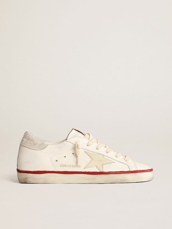 Super-Star LTD CNY femme en nappa avec &eacute;toile ivoire