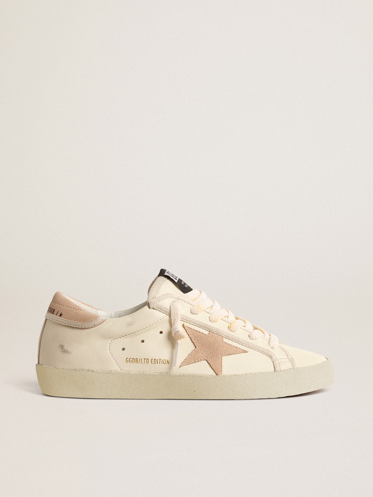 Women’s Super-Star LTD in nappa with suede star and heel tab | Golden Goose