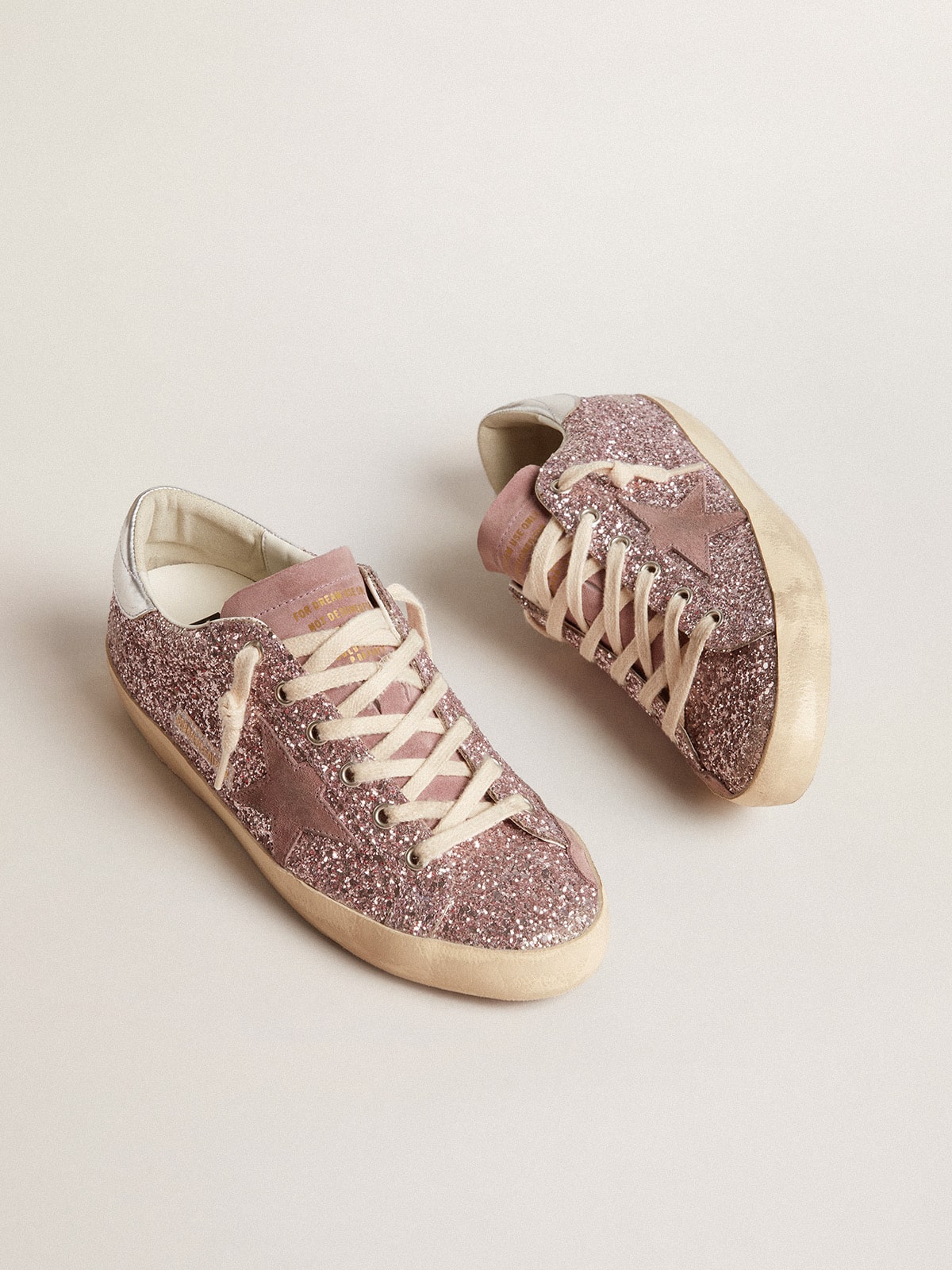 Golden goose superstar gold glitter online