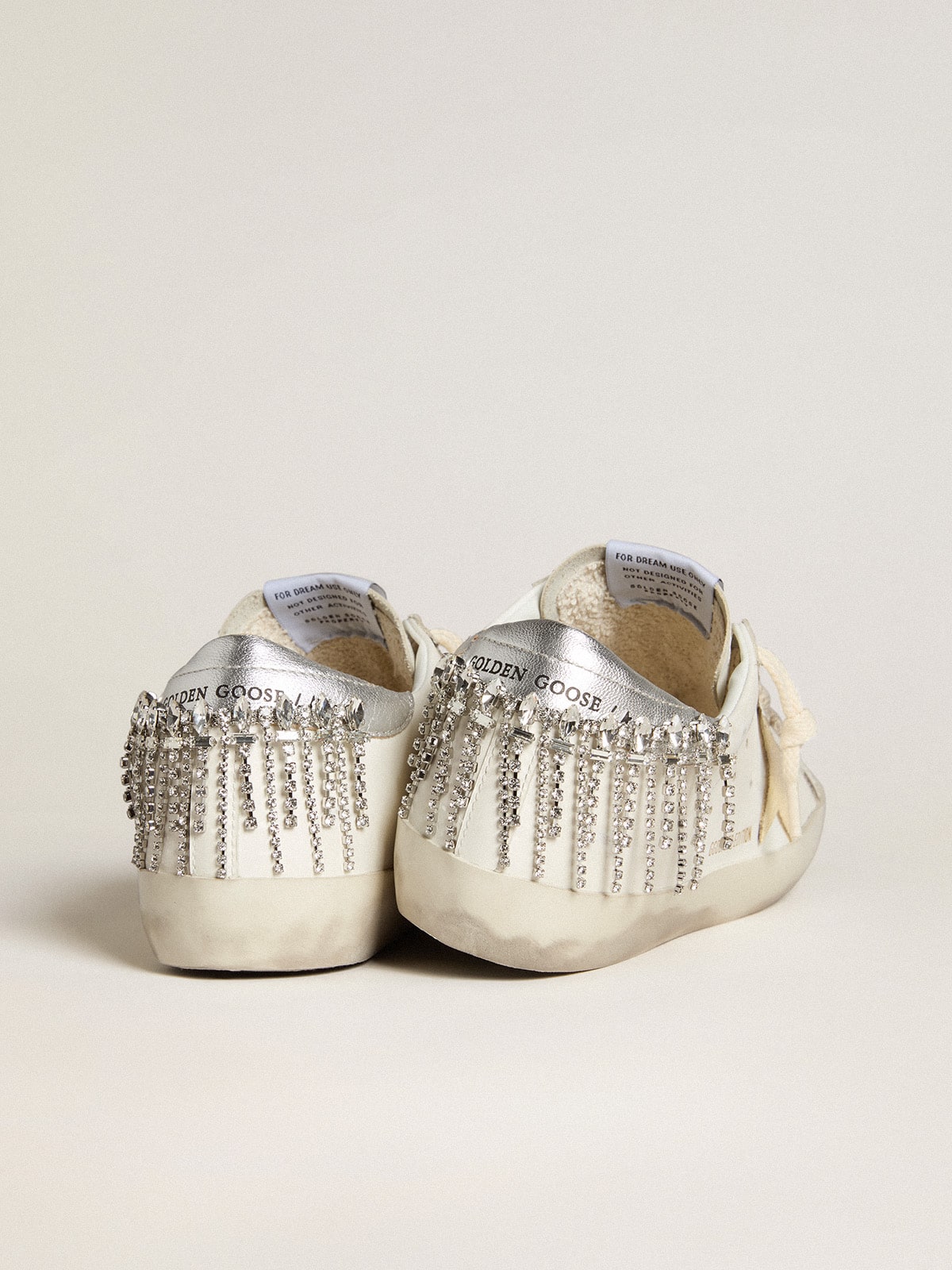 Super-Star LTD with suede star and leather heel tab with