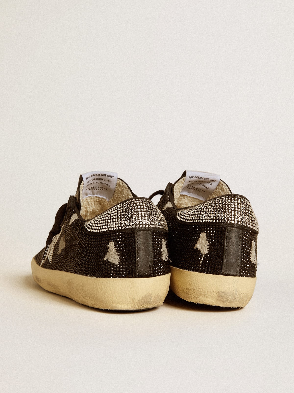 Women's Super-Star in suede and Swarovski crystals with