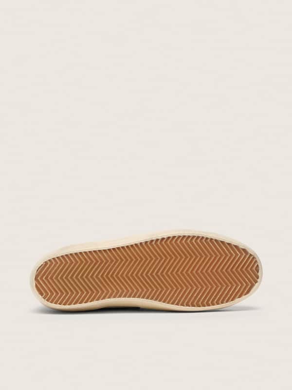 Golden Goose - Super-Star with crackle leather star and metallic foiled leather heel tab in 