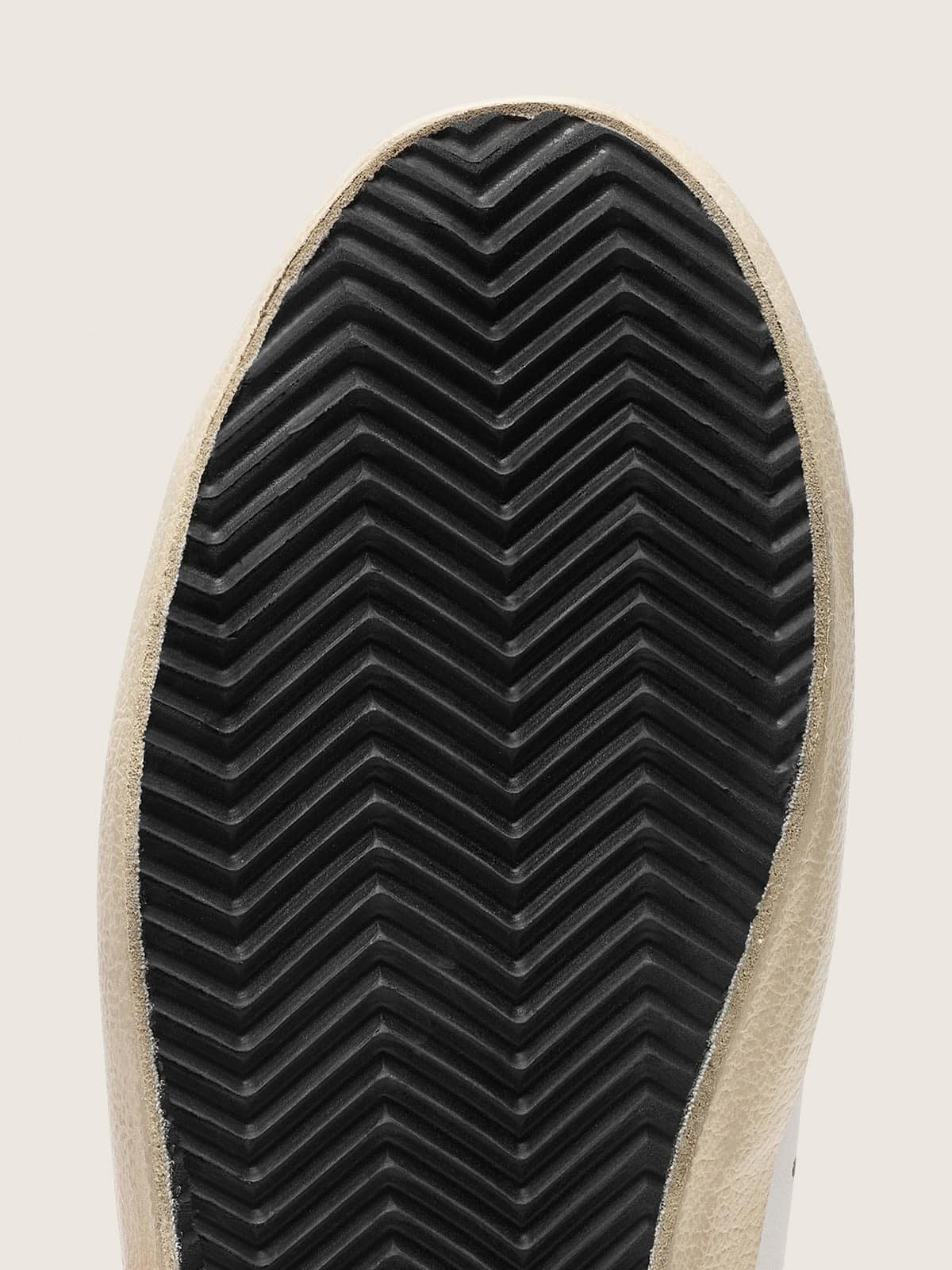 Golden Goose - Super-Star Donna con stella in glitter oro e inserti in suede ghiaccio in 