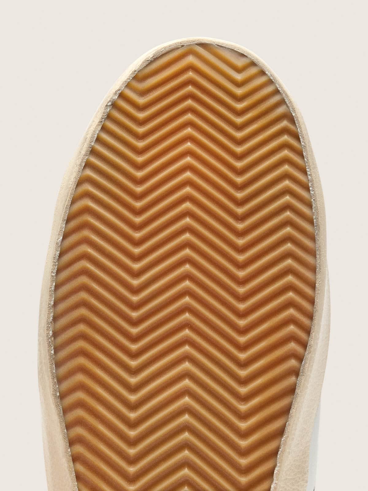 Golden Goose - Super-Star Donna con stella grigia e talloncino in glitter argento in 