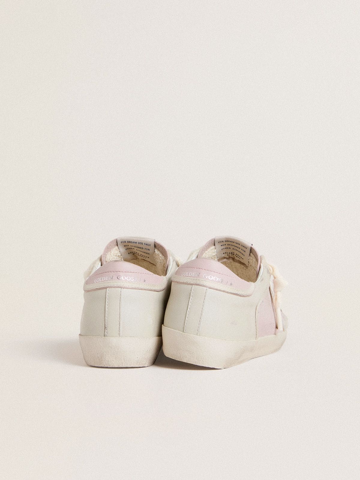 Golden Goose - Super-Star LTD in pink leather with silver foiled leather star and pink leather heel tab in 