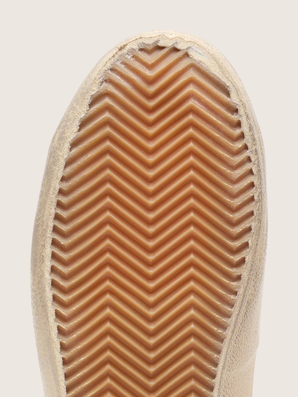 Golden Goose - Mules Super-Star de mujer de ante tabaco con estrella de piel blanca in 