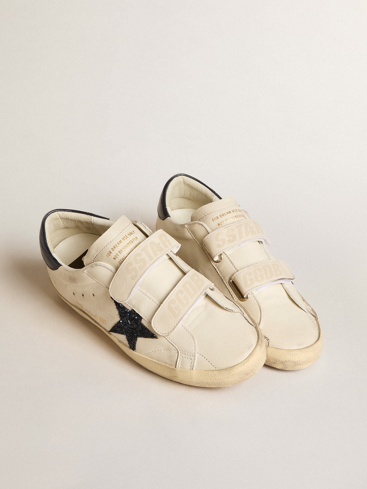 Golden goose old school velcro fashion sneakers