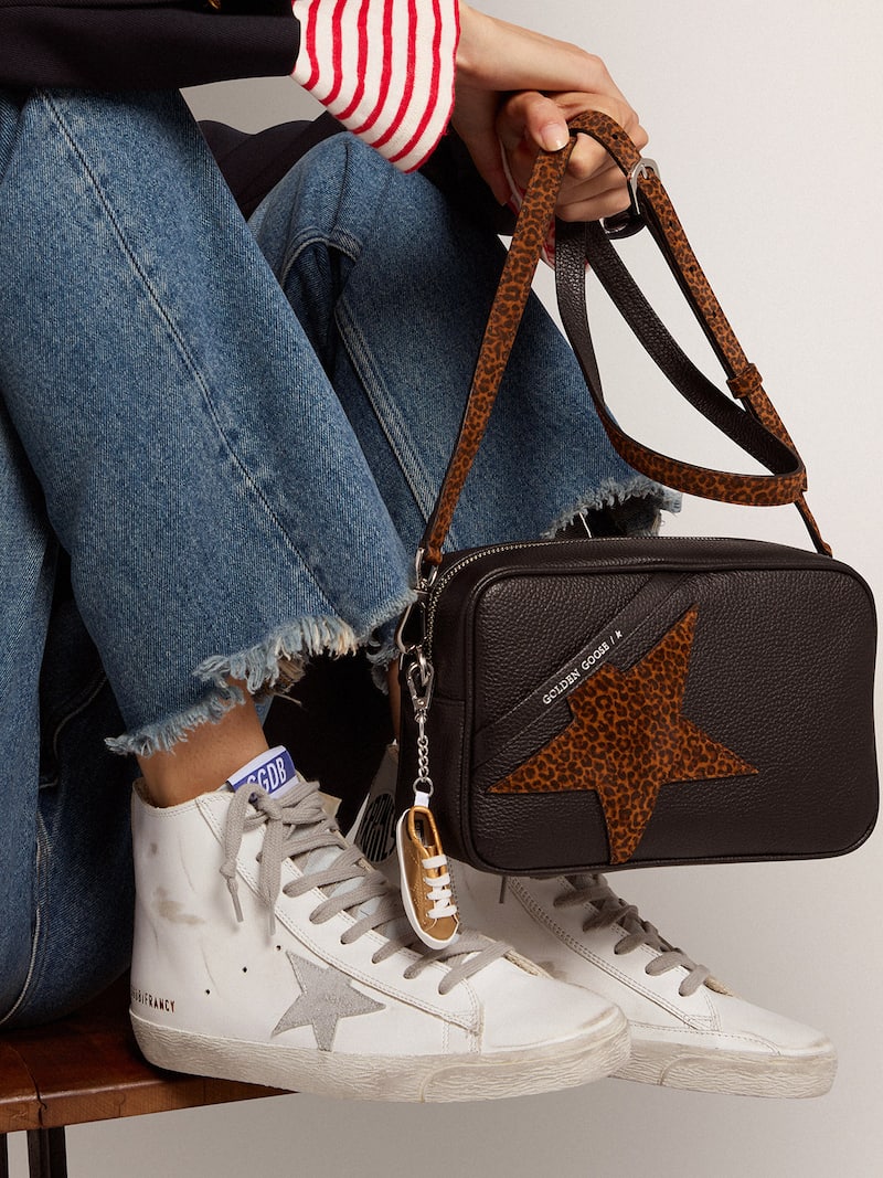 Golden Goose - Francy para mujer de piel con estrella de ante in 